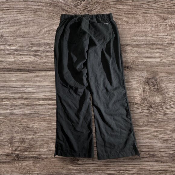 Grey’s Anatomy by Barco Black Scrub Pants Medium Petite with Wide Leg - Picture 3 of 6